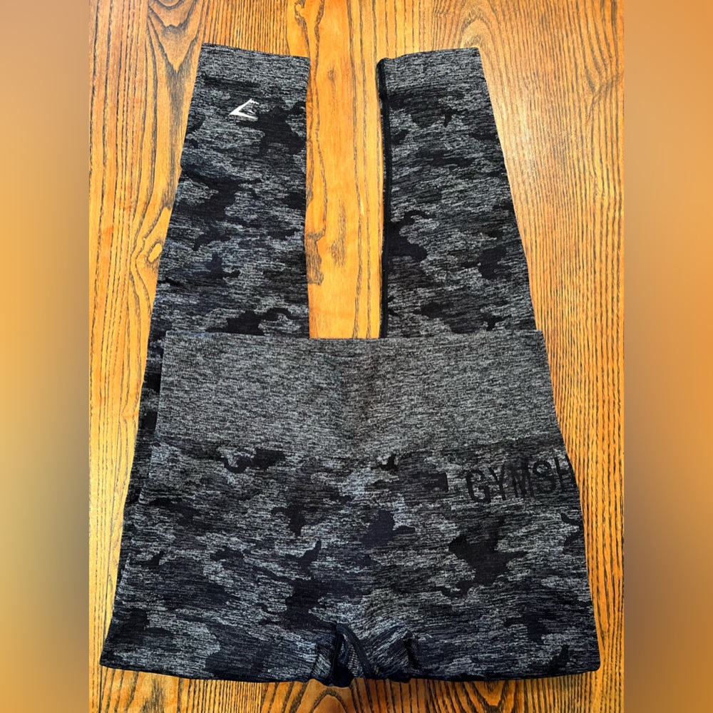Gymshark Black Camo Leggings